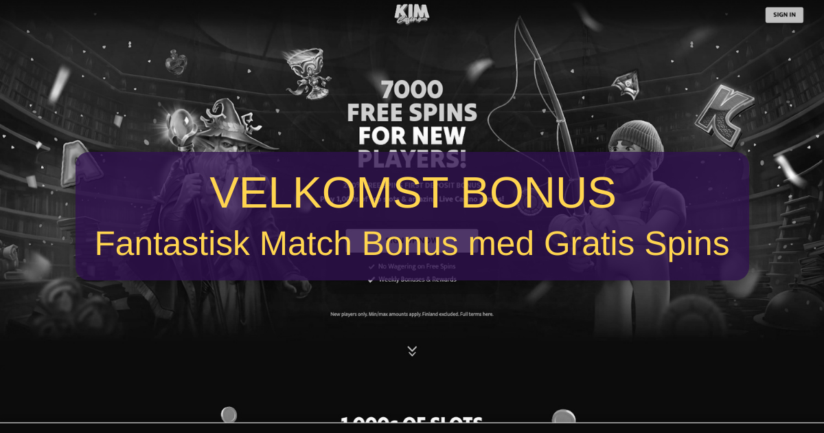 Kim Casino for danske spillere
